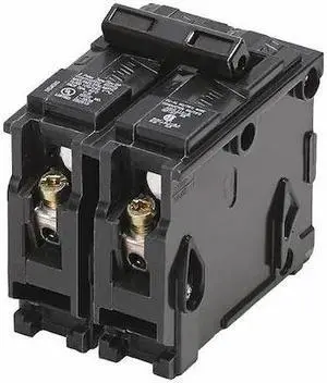 Siemens Q280 Circuit Breaker; 80 Amp, 120/240 Volt AC, 2-Pole, Plug-In Mount