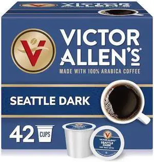 VICTOR ALLEN FG016160RV Victor Allen's Coffee Seattle Dark, Dark Roast, 42