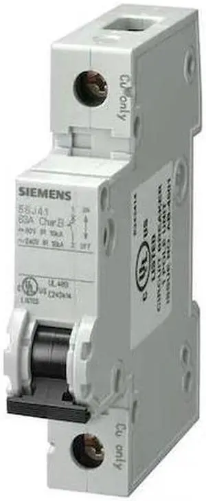 SIEMENS 5SJ41157HG40 1.6 A A DIN Rail IEC Miniature Circuit Breaker , 240V AC