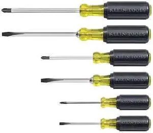 Klein Tools 409-85074 Screwdriver Set 6Pc Cushion-Grip Assortment