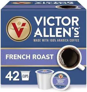 VICTOR ALLEN FG014585RV Victor Allen's Coffee French Roast, Dark Roast, 42