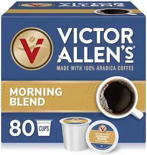 VICTOR ALLEN FG014611RV Victor Allen's Coffee Morning Blend, Light Roast, 80