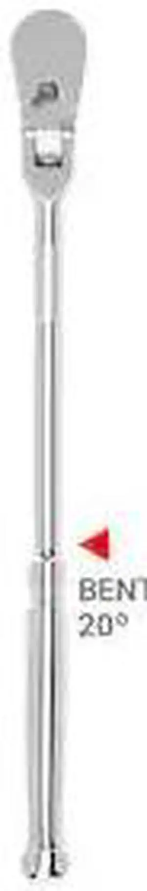 TEKTON SRH23112 3/8 Inch Drive x 12 Inch Flex Head Bent Handle Long Ratchet