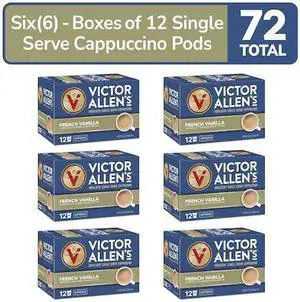 VICTOR ALLEN FG016399 Victor Allen's Coffee French Vanilla Cappuccino, 6-12