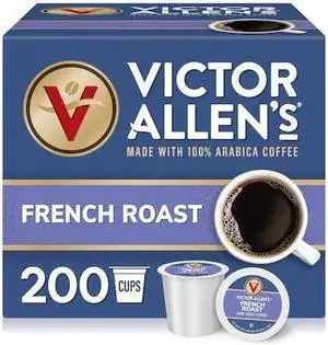 VICTOR ALLEN FG014639RV Victor Allen's Coffee French Roast, Dark Roast, 200