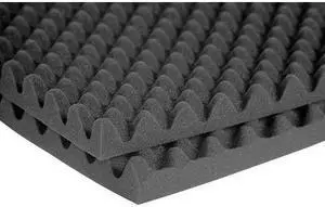 AURALEX ACOUSTICS 2SON048CHA Acoustic Panel, 0.7 NRC, Foam, 4 ft W, 8 ft L, 2