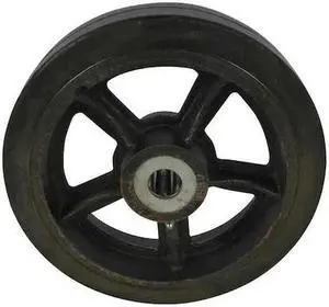 DAYTON MH2LRL401G Wheel,10in X 2.5in Mold-on Rubber