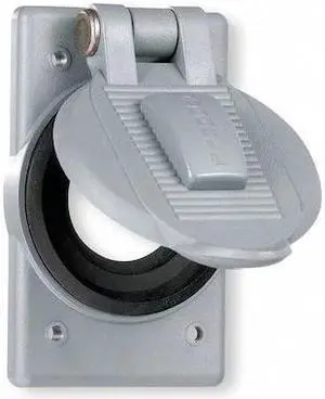 HUBBELL WIRING DEVICE-KELLEMS HBL20405 1 Gang -Gang Vertical Weatherproof