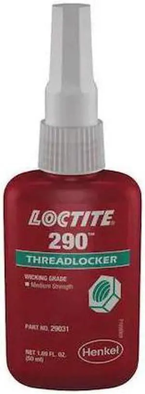 LOCTITE 135392 Wicking Threadlocker, LOCTITE 290, Green, Medium Strength,
