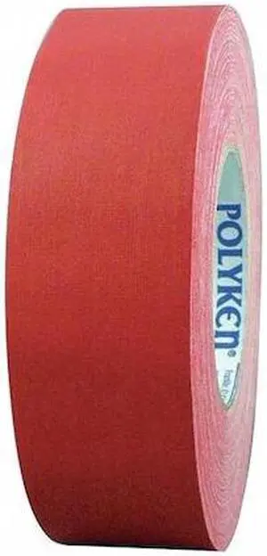 POLYKEN 510 Gaffers Tape,11.5 mil,48mm x 50m,Red