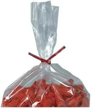 PARTNERS BRAND PLT9R Plastic Twist Ties, 9" x 5/32", Red, PK2000