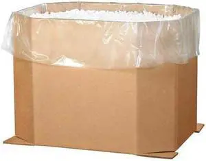 PARTNERS BRAND 463824OCT Triple Wall Octagon Bulk Bins, 46" x 38" x 24", Kraft,