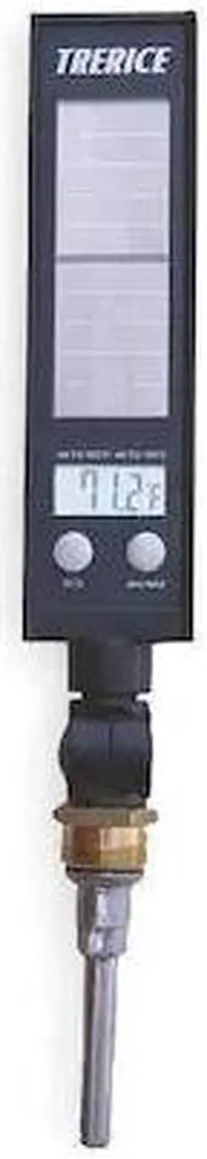 TRERICE SX9140605 Digital Solar Powered Thermometer, -40 Degrees to 300 Degrees