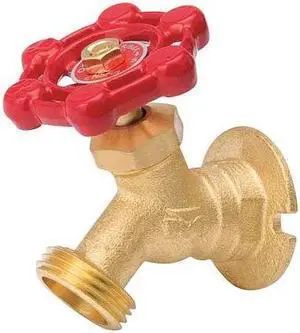 ZORO SELECT 108-003NL Sillcock Valve,FPT,1/2 in.,Brass