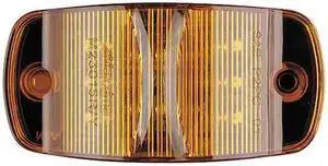 MAXXIMA M23015Y Clearance Light,LED,Amber,Surf,Oval,4 L