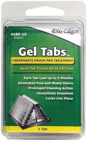 NU-CALGON 4185-15 Condensate Pan Treatment,15t,Green