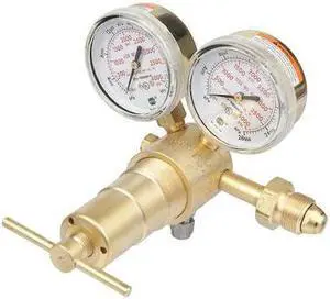 VICTOR 0781-1408 Gas Regulator, Single Stage, CGA-580, 50 to 750 psi, Use With: