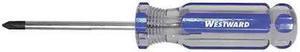 WESTWARD 401L83 Screwdriver Phillips #1 3 in Round
