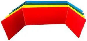 FLIPSIDE 19280 Assorted Plastic Study Carrel, PK24