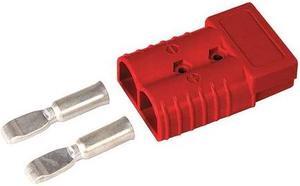WESTWARD 23PC35 Heavy Duty Plug, Brass/Silver, 2/0 Gauge