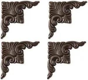 MIRREDGE 53504 3-1/2" W, Wood Grain Corner Plates