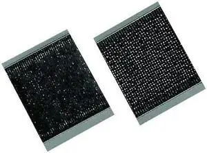 ZORO SELECT 16U728 Reclosable Fastener Shape, Square, Rubber Adhesive, 1 in, 1