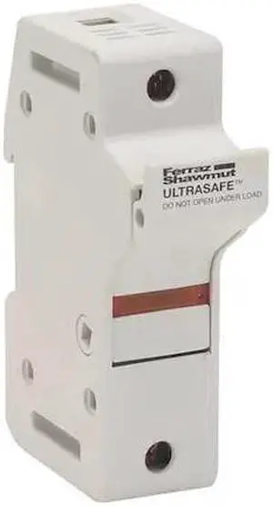 MERSEN US6J1I Finger Safe Fuse Block, J UL Class, 600V AC/DC Volt Rating, 1
