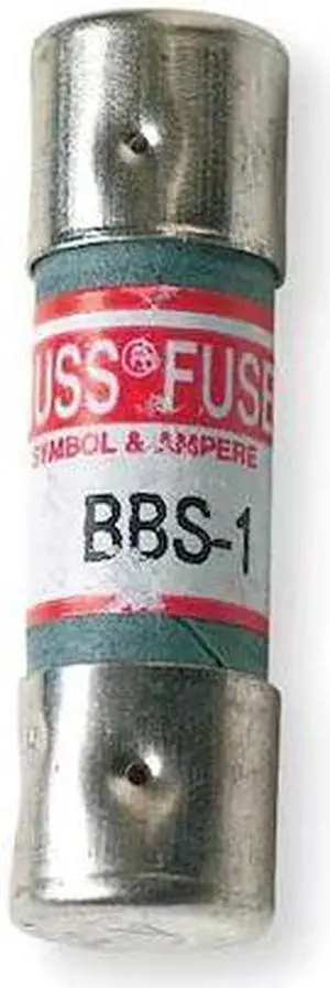 FLUKE Fluke-871207/1A Glass Fuse, Fast-Acting, 1A, 600V AC, 10kA at 600V AC, 5