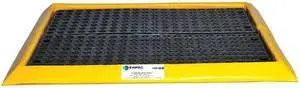 ENPAC 5760-YE-G Spill Containment Tray, 24 gal Spill Capacity, 4 Drums
