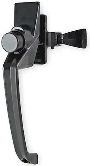 ZORO SELECT 1XMK9 Latch,7-1/4 In L,1-1/2 In W,Black