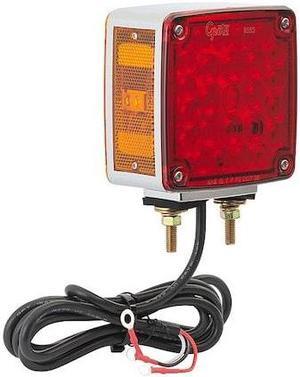 GROTE G5530 Two Sided Lamp,Side Marker,LH,Red/Yellow