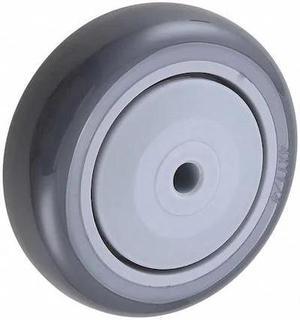 ZORO SELECT XA0402806 Caster Wheel,Polyurethane,400 lb.,Gray