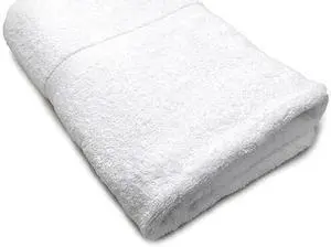 R & R TEXTILE X01150 Bath Towel, 27x50 In, White,PK12 R & R TEXTILE X01150 Bath Towel, 27x50 In, White,PK12