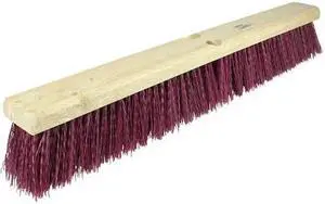 WEILER 42149 36" Garage Brush Maroon Polypropylene Fill Includes brace