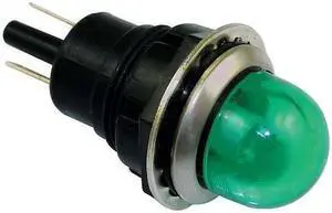DAYTON 22NY61 Raised Indicator Light,Green,120V