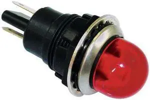 DAYTON 22NY64 Raised Indicator Light,Red,240V