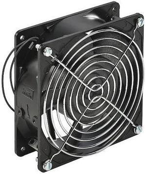 HOFFMAN A4AXFN Axial Fan, Square, 115V AC, 100 cfm, 4 5/8 in W.