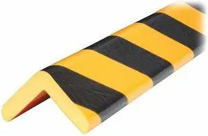 KNUFFI BY IRONGUARD SAFETY 60-6886 Corner Guard,Flat,Black/Yellow