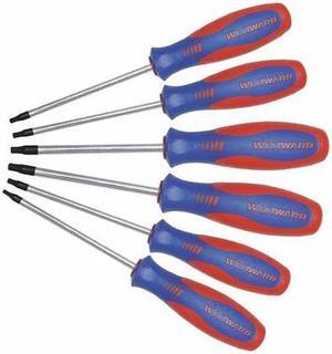 WESTWARD 401L78 Screwdriver Set,6 pcs,Multicomponent