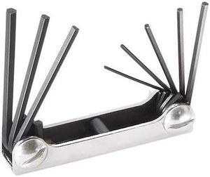 KLEIN TOOLS 70581 8 Piece SAE Fold-Up Hex Key Set, 70581