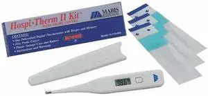MABIS 15-713-000 Hospital Pack Dual Scale Dig, Plastic, 5 in L, 0.75 in W,