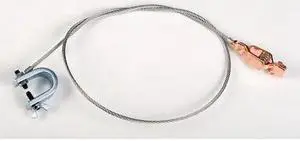 ZORO SELECT 08501 Bond Wire with C-Clamp and Clip