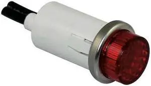 DAYTON 22NY55 Raised Indicator Light,Red,240V