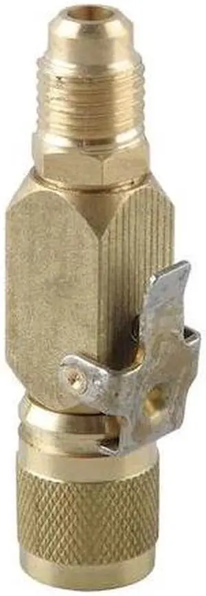 ZORO SELECT 10U326 Quick Coupler,Low Loss,1/4 In MxF,0 Deg