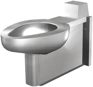 ACORN CONTROLS R2115-W-2 Toilet,Floor,Satin,Stainless Steel