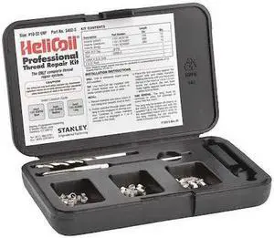 STANLEY ENGINEERED FASTENING 5402-3 Free-Running Helical Insert Repair Kit,