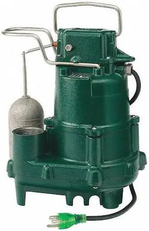 ZOELLER 95-0001 1/2 HP 1-1/2" F Submersible Sump Pump 115V