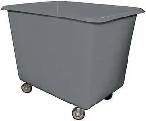 ROYAL BASKET TRUCKS G06-GRX-PGA-4UNN Cube Truck,1/4 cu. yd.,600 lb. Cap,Gray