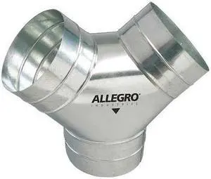 ALLEGRO INDUSTRIES 9500-Y Duct to Duct Connector,8 in. W,Slvr