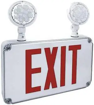 Fulham 040460 - FHEC34R Indoor Exit Emergency Combination LED Fixture